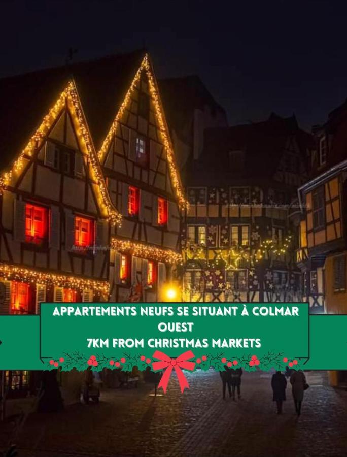 Coeur D'Alsace Colmar Vignobles Ouest Avec Terrasses Villa Wintzenheim Eksteriør billede